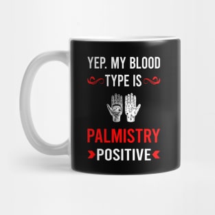Blood Type Palmistry Palmist Palm Reading Reader Fortune Telling Teller Mug